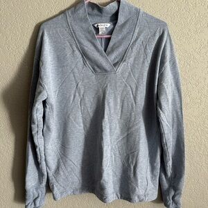 Athleta Light Gray Women's V-Neck Sweater